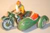 TCO-59 sidecarmotorcycle-Tin- windup,made in Germany in 1950s